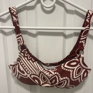 Aerie Chocolate Bikini Top